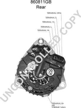 Prestolite Electric 860811GB - Генератор autodnr.net