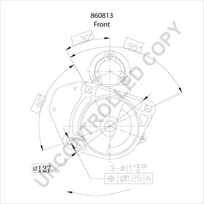 Prestolite Electric 860813 - Стартер avtokuzovplus.com.ua