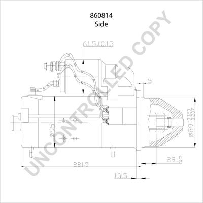 Prestolite Electric 860814 - Стартер avtokuzovplus.com.ua