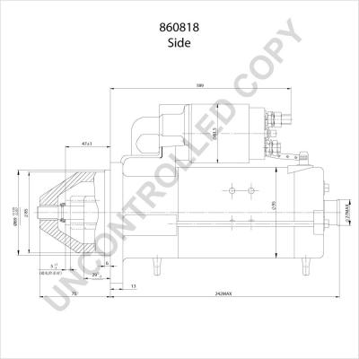 Prestolite Electric 860818 - Стартер autocars.com.ua