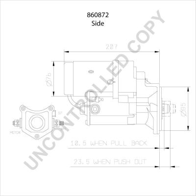 Prestolite Electric 860872 - Стартер avtokuzovplus.com.ua