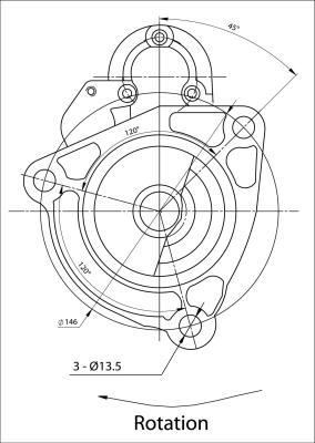 Prestolite Electric 861035 - Стартер avtokuzovplus.com.ua