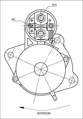 Prestolite Electric 861037 - Стартер avtokuzovplus.com.ua