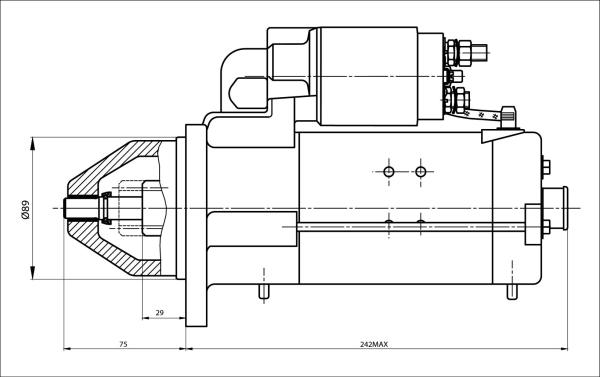 Prestolite Electric 861037 - Стартер avtokuzovplus.com.ua