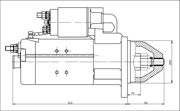 Prestolite Electric 861038 - Стартер avtokuzovplus.com.ua