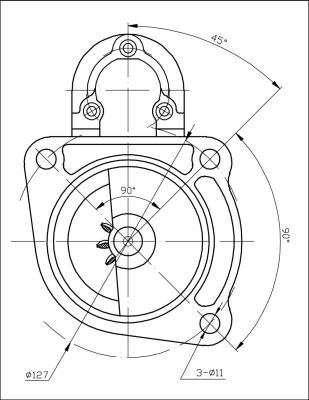 Prestolite Electric 861038 - Стартер avtokuzovplus.com.ua