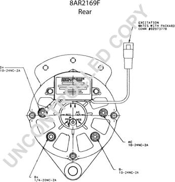 Prestolite Electric 8AR2169F - Генератор avtokuzovplus.com.ua