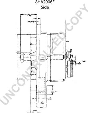 Prestolite Electric 8HA2006F - Генератор autocars.com.ua