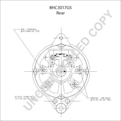 Prestolite Electric 8HC3017GS - Генератор autocars.com.ua