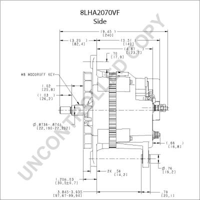 Prestolite Electric 8LHA2070VF - Генератор autocars.com.ua