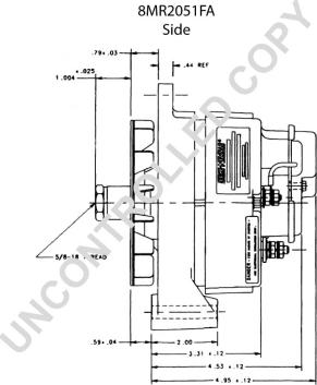 Prestolite Electric 8MR2051FA - Генератор autocars.com.ua