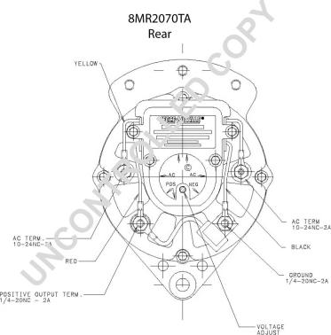 Prestolite Electric 8MR2070TA - Генератор autocars.com.ua