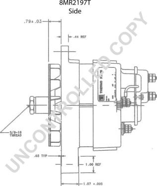 Prestolite Electric 8MR2197T - Генератор autocars.com.ua