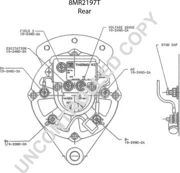 Prestolite Electric 8MR2197T - Генератор autocars.com.ua