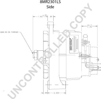 Prestolite Electric 8MR2301LS - Генератор autocars.com.ua