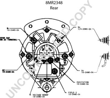 Prestolite Electric 8MR2348 - Генератор autocars.com.ua