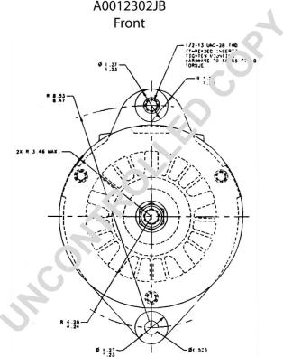 Prestolite Electric A0012302JB - Генератор autocars.com.ua