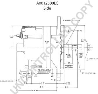 Prestolite Electric A0012500LC - Генератор autocars.com.ua