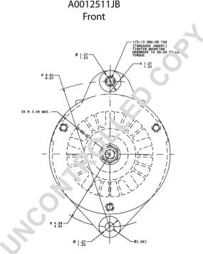 Prestolite Electric A0012511JB - Генератор autodnr.net