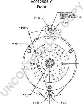 Prestolite Electric A0012805LC - Генератор avtokuzovplus.com.ua