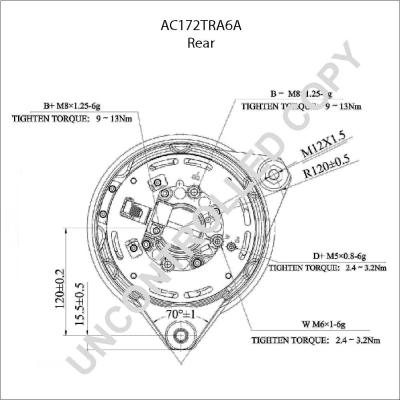 Prestolite Electric AC172TRA6A - Генератор autocars.com.ua