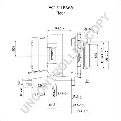 Prestolite Electric AC172TRA6A - Генератор autocars.com.ua