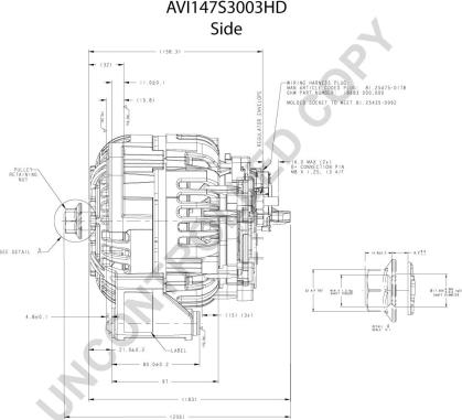 Prestolite Electric AVI147S3003HD - Генератор autocars.com.ua