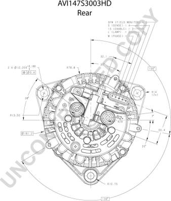 Prestolite Electric AVI147S3003HD - Генератор autocars.com.ua