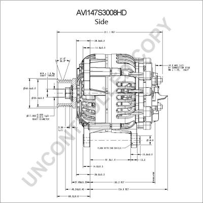 Prestolite Electric AVI147S3008HD - Генератор avtokuzovplus.com.ua