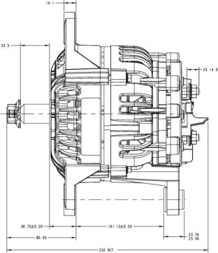 Prestolite Electric AVI147S3013HD - Генератор autocars.com.ua