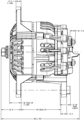 Prestolite Electric AVI147S3010HD - Генератор autodnr.net