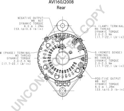 Prestolite Electric AVI160J2008 - Генератор autocars.com.ua