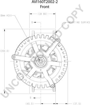 Prestolite Electric AVI160T2002-2 - Генератор autocars.com.ua