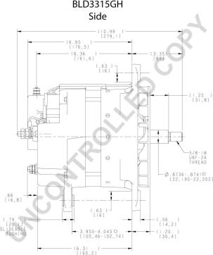 Prestolite Electric BLD3315GH - Генератор autodnr.net