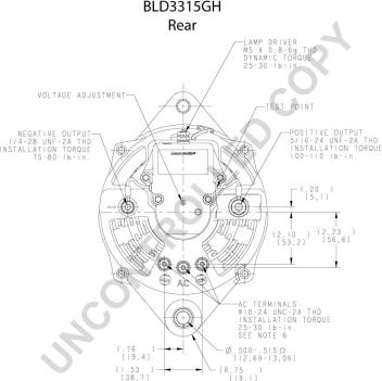 Prestolite Electric BLD3315GH - Генератор autodnr.net