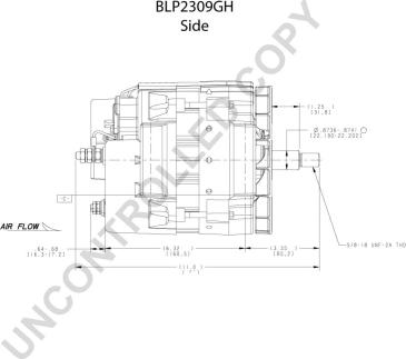 Prestolite Electric BLP2309GH - Генератор autocars.com.ua