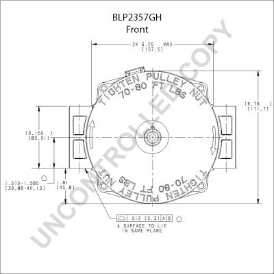 Prestolite Electric BLP2357GH - Генератор autocars.com.ua