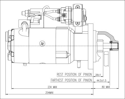 Prestolite Electric M100R2014SE - Стартер avtokuzovplus.com.ua