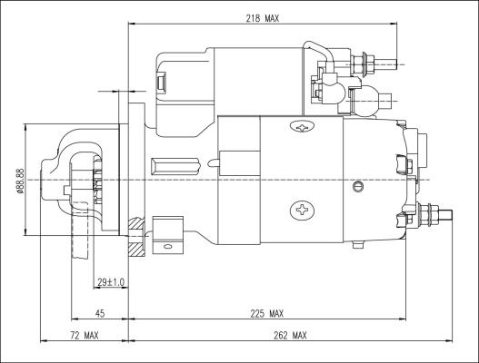 Prestolite Electric M100R2015SE - Стартер avtokuzovplus.com.ua