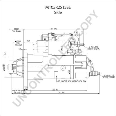 Prestolite Electric M105R2515SE - Стартер avtokuzovplus.com.ua