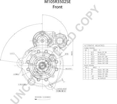 Prestolite Electric M105R3502SE - Стартер autocars.com.ua