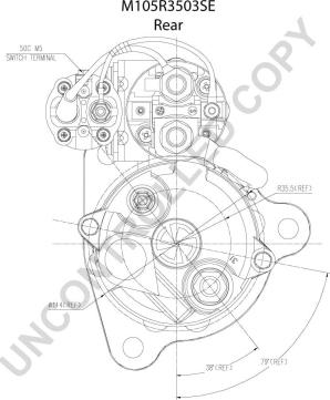 Prestolite Electric M105R3503SE - Стартер autodnr.net