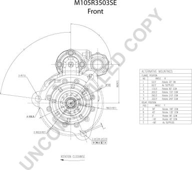 Prestolite Electric M105R3503SE - Стартер autodnr.net