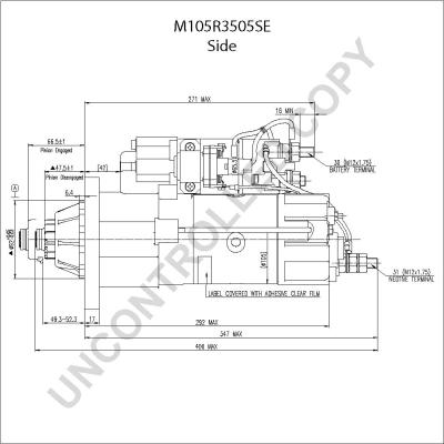 Prestolite Electric M105R3505SE - Стартер autocars.com.ua