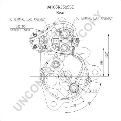 Prestolite Electric M105R3505SE - Стартер autocars.com.ua