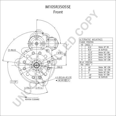 Prestolite Electric M105R3505SE - Стартер autocars.com.ua