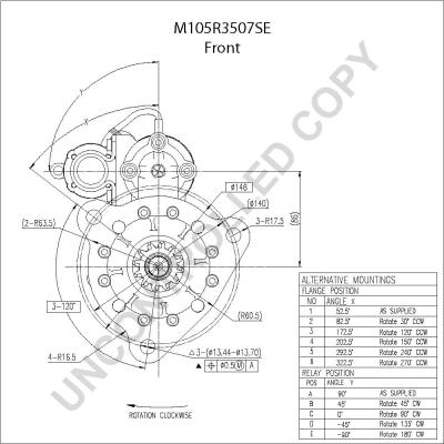 Prestolite Electric M105R3507SE - Стартер autocars.com.ua