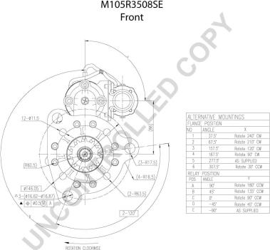 Prestolite Electric M105R3508SE - Стартер autocars.com.ua