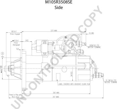 Prestolite Electric M105R3508SE - Стартер autocars.com.ua