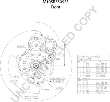 Prestolite Electric M105R3509SE - Стартер avtokuzovplus.com.ua